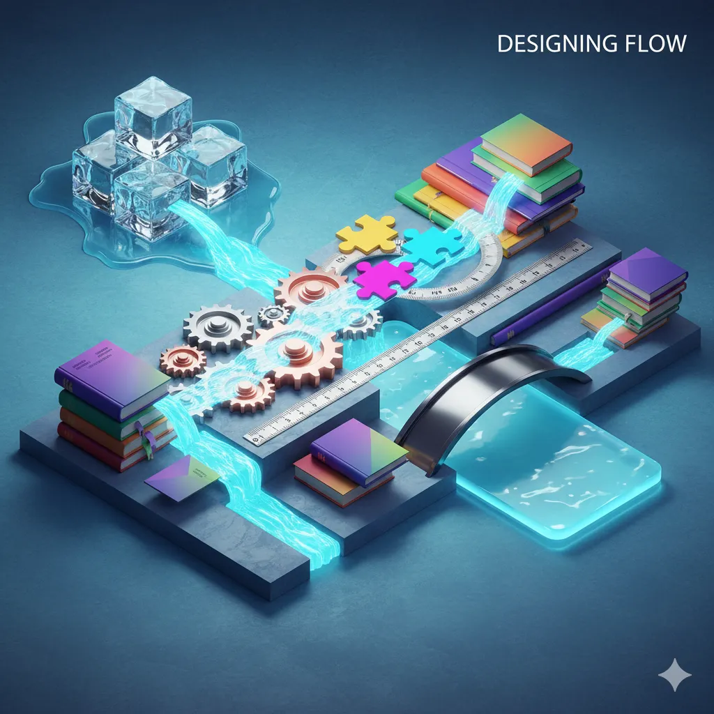 From icebreakers to skills: designing flow