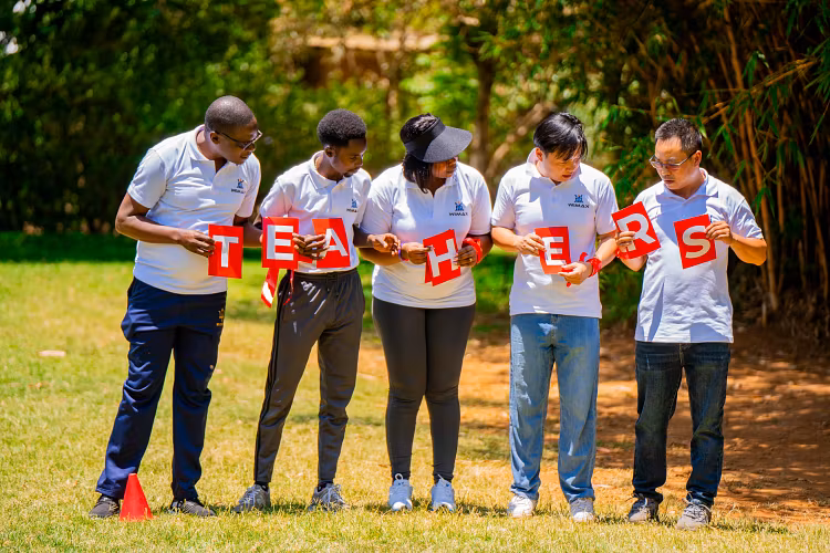 Outdoor team building event